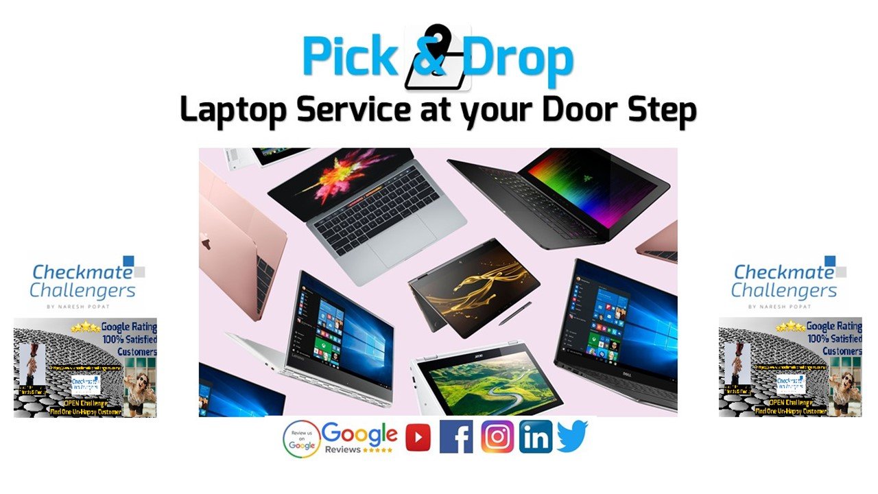 PICK AND DROP SERVICE FOR YOUR LAPTOP / DESKTOP – ALL IN ONE
